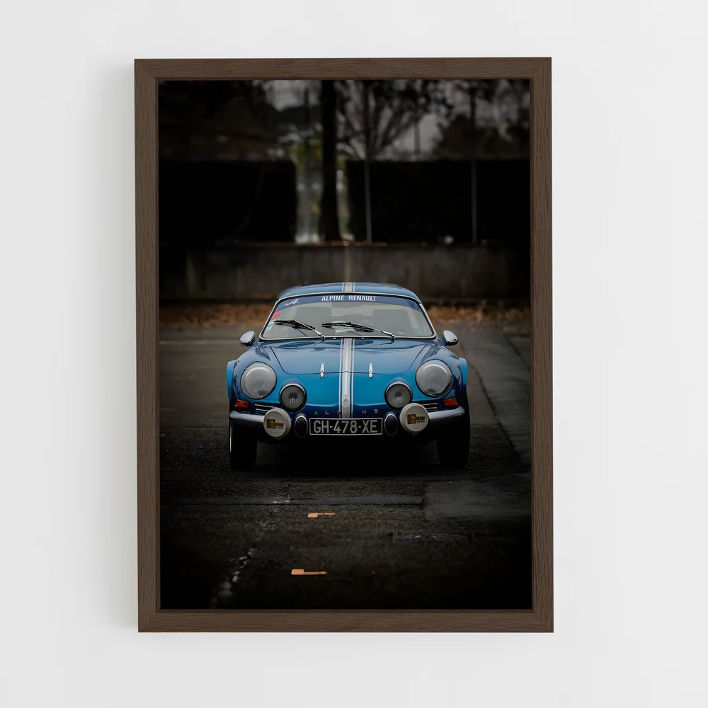 Poster Porsche Étoile – affiche Alpine (vue 5)